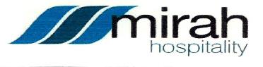 Mirah Hospitality Device mark 2345248 Trademark