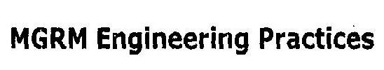 Mgrm Engineering Practices Device mark 1822281 Trademark
