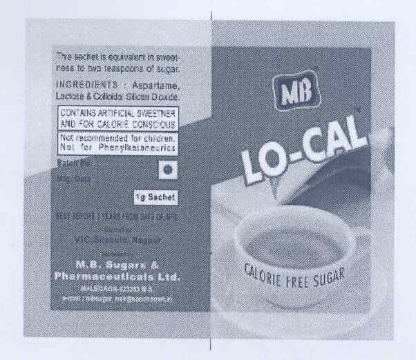Lo-cal (device) Device mark 1756725 Trademark
