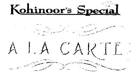 Kohinoor's Special Device mark 1868360 Trademark