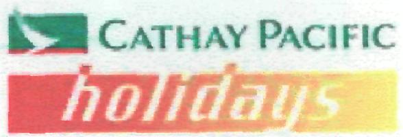 Cathay Pacific Holidays (label) Device mark 2244328 Trademark