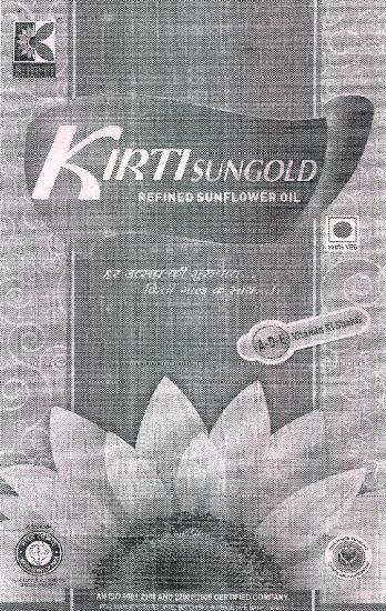 Kirti Sungold Device mark 2475077 Trademark