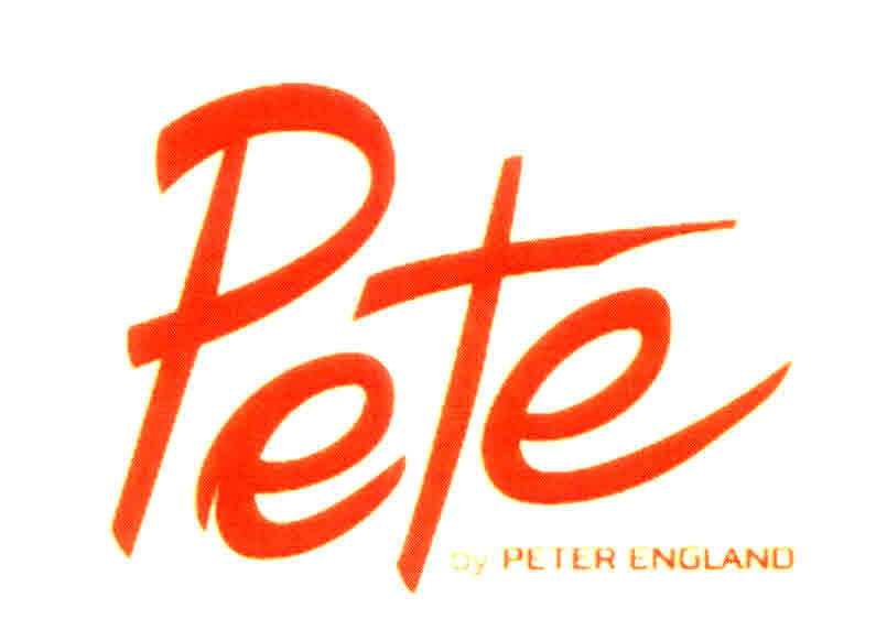 Pete By Peter England Device mark 2946804 Trademark