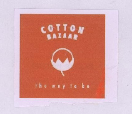 Cotton Bazaar (label) Device mark 1781089 Trademark