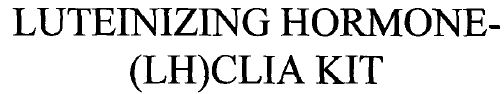 Luteinizing Hormone-(lh)clia Kit Device mark 2018782 Trademark