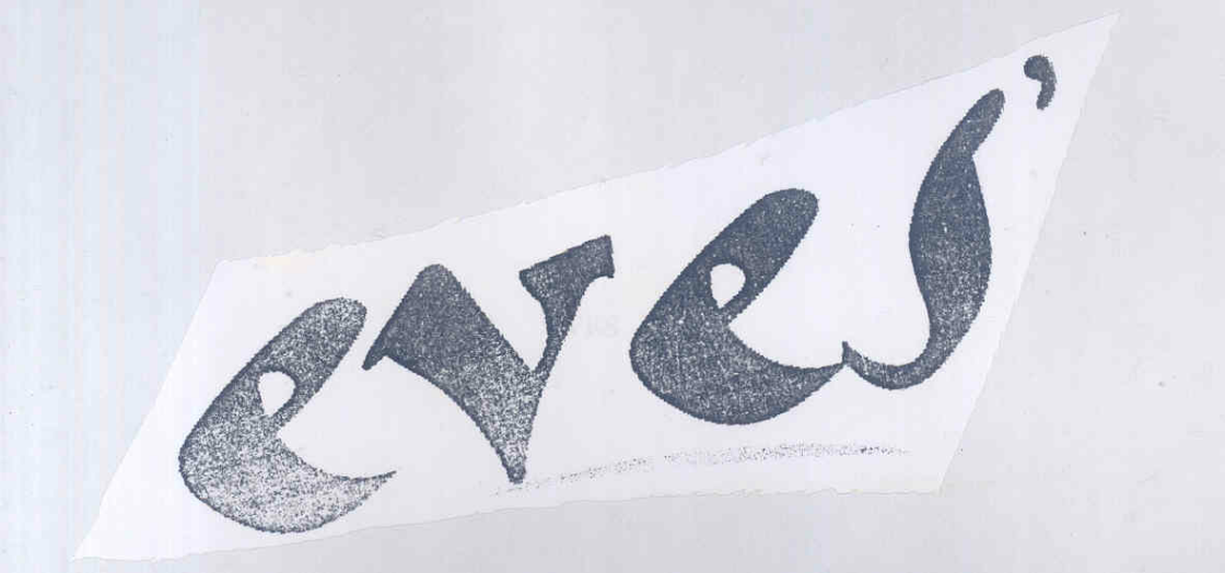 Eves' (special Form Of Writing) Device mark 1580603 Trademark