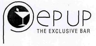 Pep Up The Exclusive Bar (device Of Drinking Cup) Device mark 2636317 Trademark