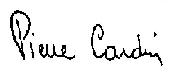 Pierre Cardin Device mark 410144 Trademark