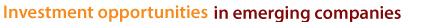 Investment Opportunities In Emerging Companies Device mark 2336712 Trademark