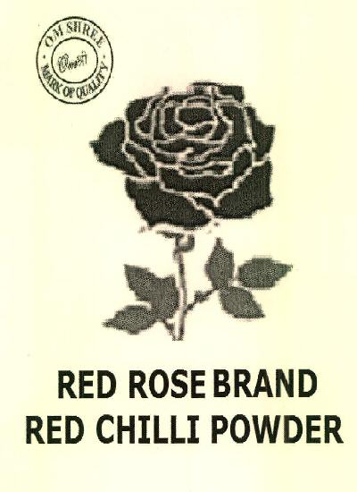 Red Rose Brand Red Chilli Powder (device Of Rose) Device mark 2863326 Trademark