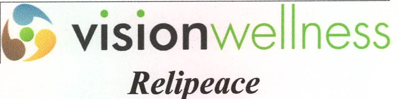 Vision Wellness Relipeace Device mark 2239497 Trademark