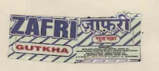 Zafri Gutkha Device mark 751490 Trademark
