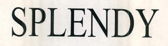 Splendy Device mark 2455107 Trademark