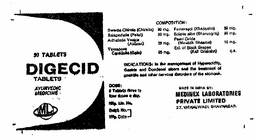 Digecid Device mark 291976 Trademark