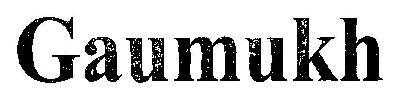Gaumukh (device) Device mark 2615516 Trademark