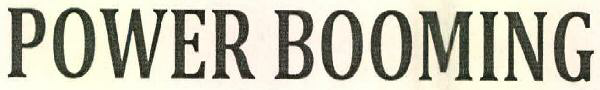 Power Booming Device mark 2565735 Trademark