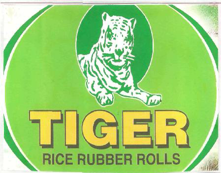 Tiger Rice Rubber Rolls (logo0 Device mark 2226737 Trademark