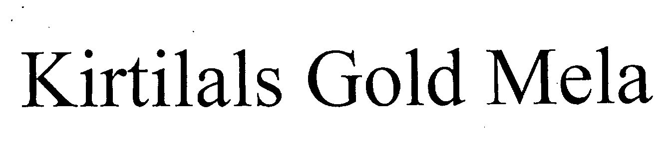 Kirtilals Gold Mela Device mark 1068538 Trademark