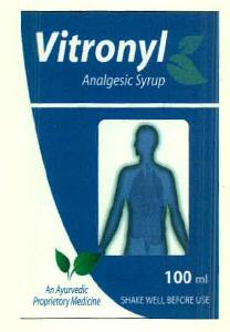 Vitronyl Analgesic Syrup Device mark 2816851 Trademark