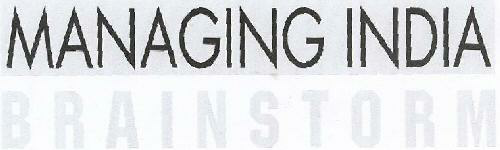 Managing India With Device Device mark 1655733 Trademark