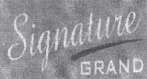 Signature Grand With Device Device mark 1651344 Trademark
