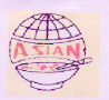 Asian (device Of A Globe & A Dish ) , Label Pasted Device mark 1654589 Trademark