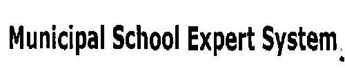 Municipal School Expert System Device mark 1822263 Trademark