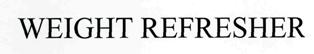 Weight Refresher Device mark 2736415 Trademark