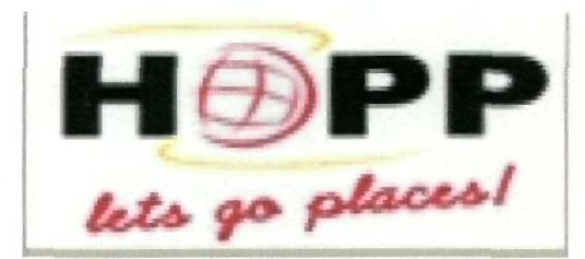 Hopp Let Go Places. Device mark 2351759 Trademark