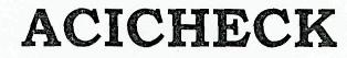Acicheck Device mark 2413994 Trademark