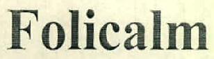 Folicalm Device mark 2848546 Trademark