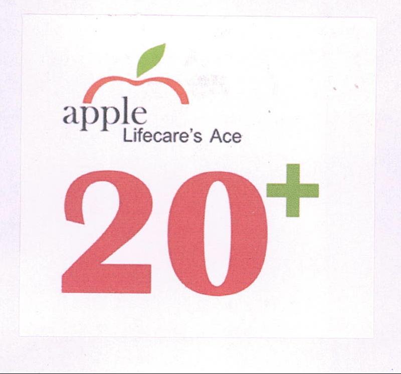 Apple Lifecare's Ace 20+ Device mark 2050867 Trademark