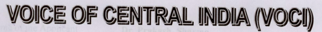 Voice Of Central India (voci) Device mark 1986675 Trademark