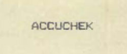 Accuchek Device mark 597778 Trademark
