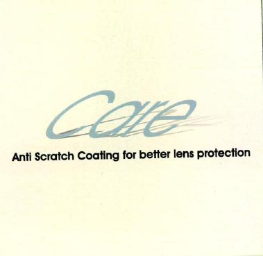 Care Anti Scratch Coating For Better Lens Protection Device mark 2222227 Trademark