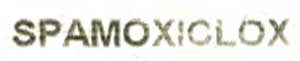 Spamoxiclox (label) Device mark 1361853 Trademark