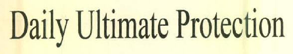 Daily Ultimate Protection Device mark 2841515 Trademark
