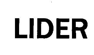Lider (logo) Device mark 2258370 Trademark
