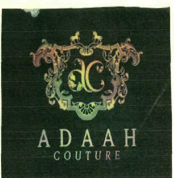 Adaah Couture (label) Device mark 2486469 Trademark