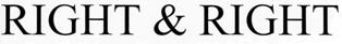 Right & Right Device mark 2400945 Trademark