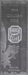 Golden Fire French Perfumes Class Device mark 1073930 Trademark