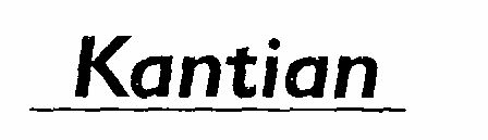 Kantian (label) Device mark 1428485 Trademark