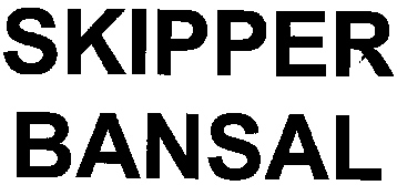 Skipper Bansal (label) Device mark 2173112 Trademark