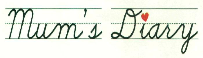 Mum's Diary (device) Device mark 2446931 Trademark