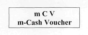 M C V M-cash Voucher Device mark 2373409 Trademark