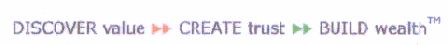 Discover Value Create Trust Build Wealth Tm (device Of Arrowheads) Device mark 1496520 Trademark