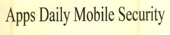 Apps Daily Mobile Security Device mark 2841524 Trademark