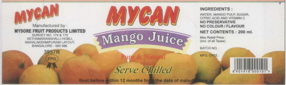 Mycan Mangojuice Device mark 1023350 Trademark