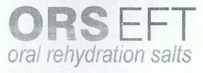 Ors Eft Oral Rehydration Salts Device mark 2211764 Trademark