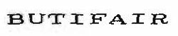 Butifair Device mark 924053 Trademark